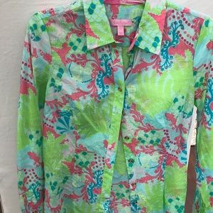 Lilly Pulitzer slim fit button down shirt